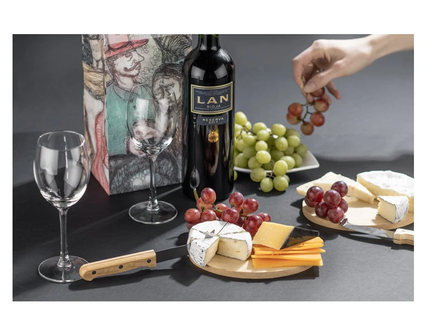 GORGONZOLA deska do krojenia z drewna kauczukowego