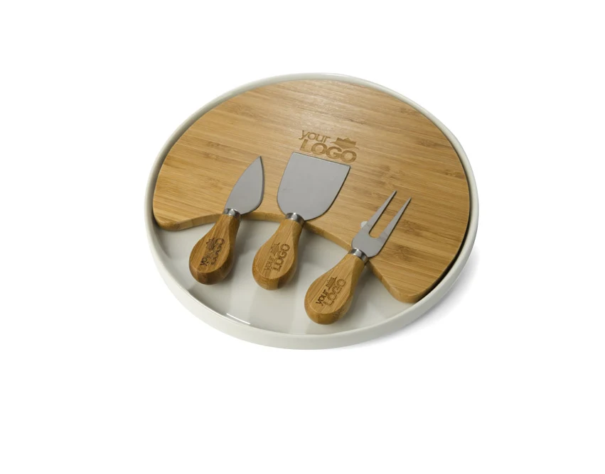 CHEDDAR deska bambusowa – gadżet firmowy z logo