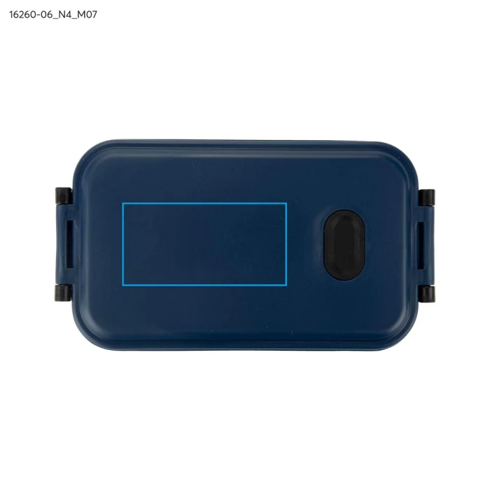 Schemat znakowania dla Tampondruk - N4 na gadżecie: Lunchbox TAPAS z logo 850 ml, granatowy matowy