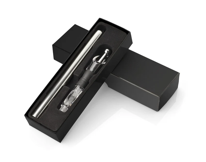 BLANC personalizowany zestaw do wina srebrny 320 mm