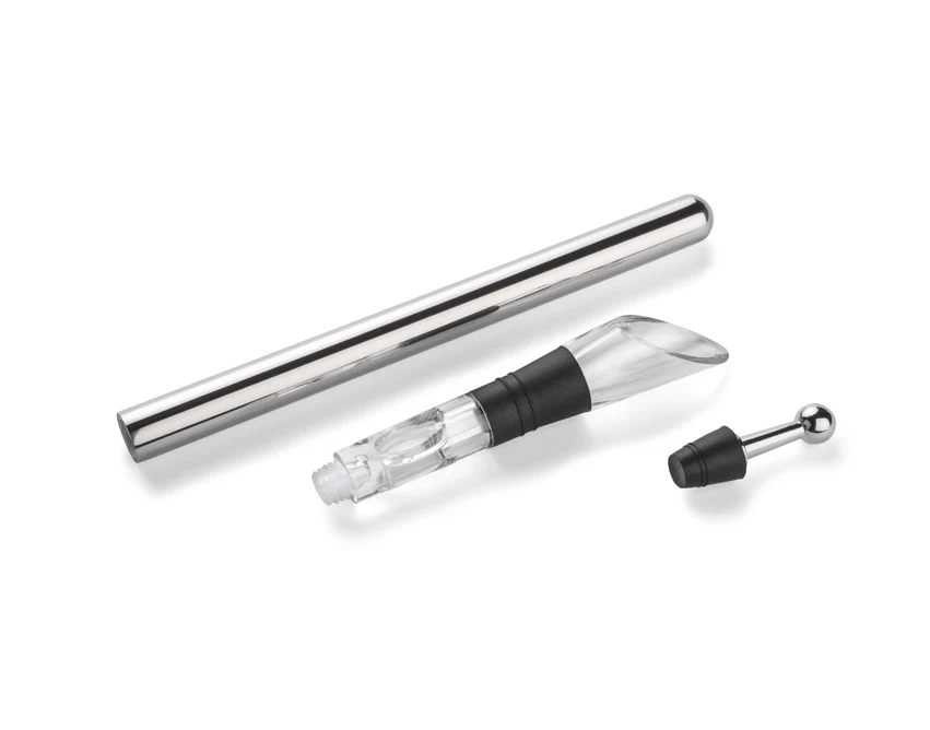 BLANC personalizowany zestaw do wina srebrny 320 mm