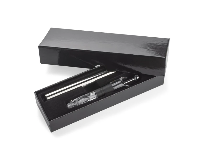 BLANC personalizowany zestaw do wina srebrny 320 mm