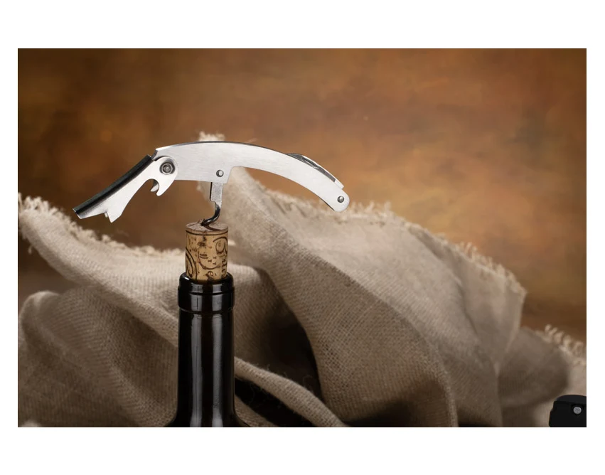 SOMMELIER zestaw do wina w czarnym etui z tworzywa