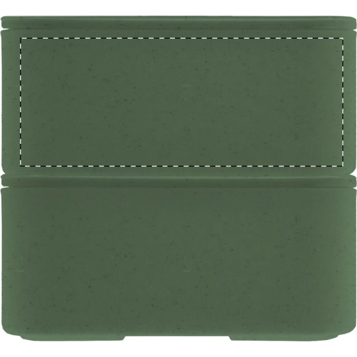 Schemat znakowania dla Tampondruk - P2 na gadżecie: Satay lunchbox z logo zielony z PP 2 × 700 ml