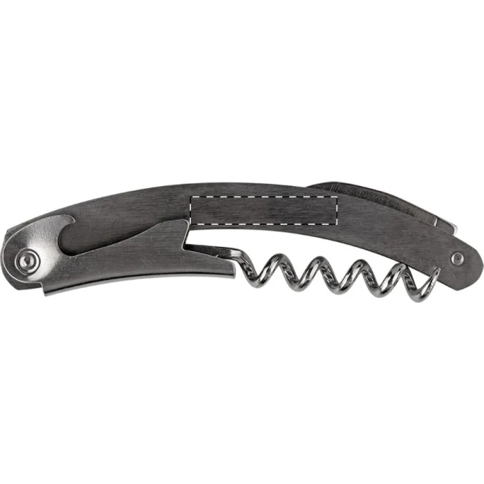 Schemat znakowania dla Grawerowanie laserowe - E3 na gadżecie: Moristel srebrny zestaw do wina ze stali z logo