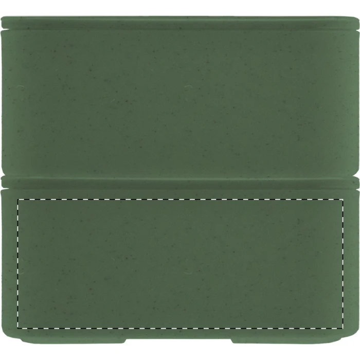 Schemat znakowania dla Sitodruk - S2 na gadżecie: Satay lunchbox z logo zielony z PP 2 × 700 ml