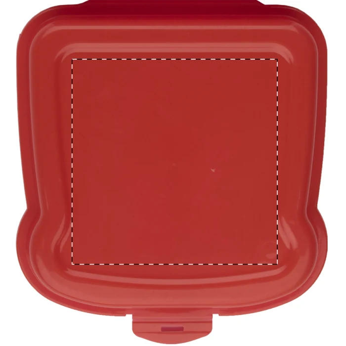 Schemat znakowania dla Naklejka winylowa - VS na gadżecie: Sondix czerwony lunchbox z logo 450 ml z plastiku