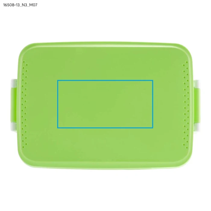 Schemat znakowania dla Tampondruk - N3 na gadżecie: Lunchbox PANINI z logo 900 ml jasnozielony