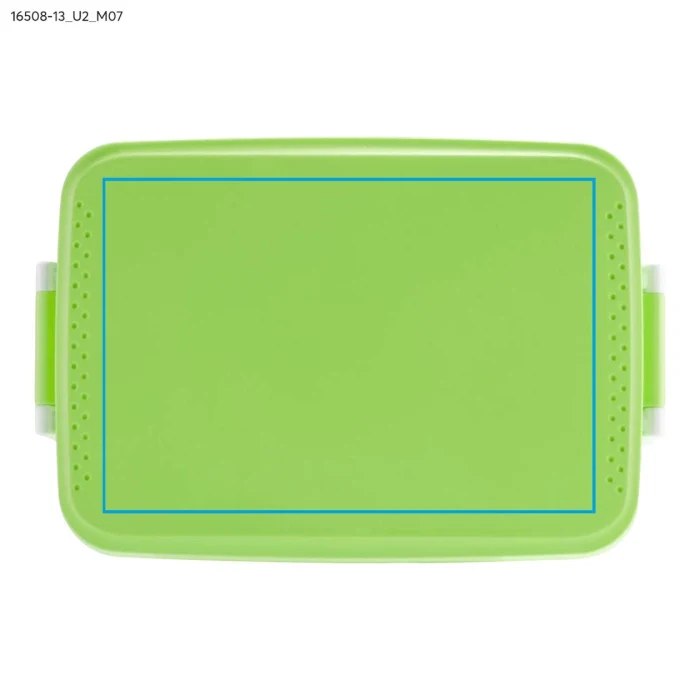 Schemat znakowania dla Nadruk UV - U2 na gadżecie: Lunchbox PANINI z logo 900 ml jasnozielony