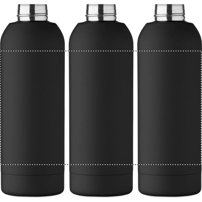 Schemat znakowania dla Nadruk UV 360° - RD2 na gadżecie: Geiser butelka na wodę 700 ml czarna z recyklingu