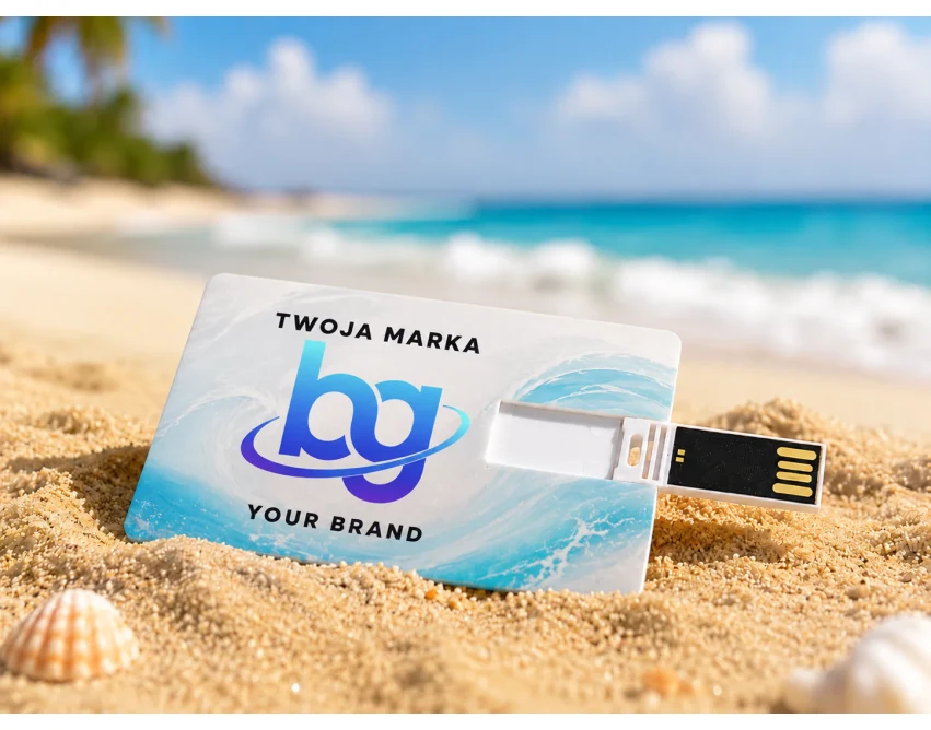 Pendrive karta kredytowa z nadrukiem logo