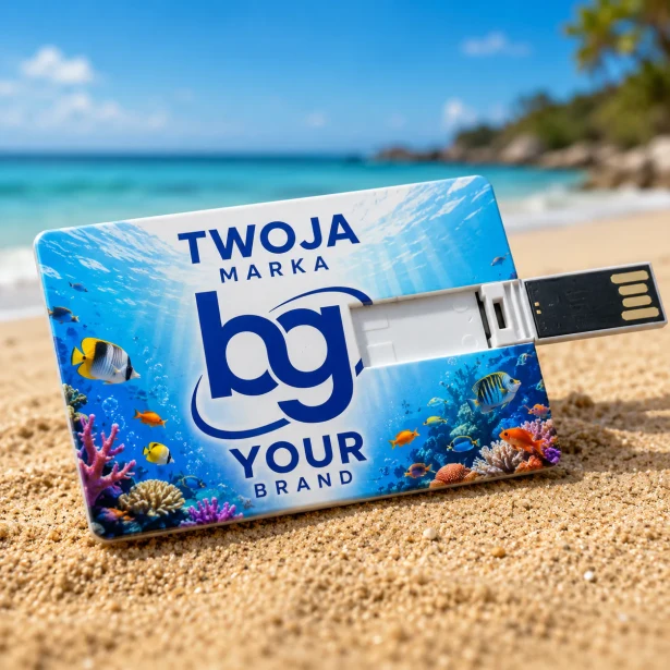 Pendrive karta kredytowa z nadrukiem logo