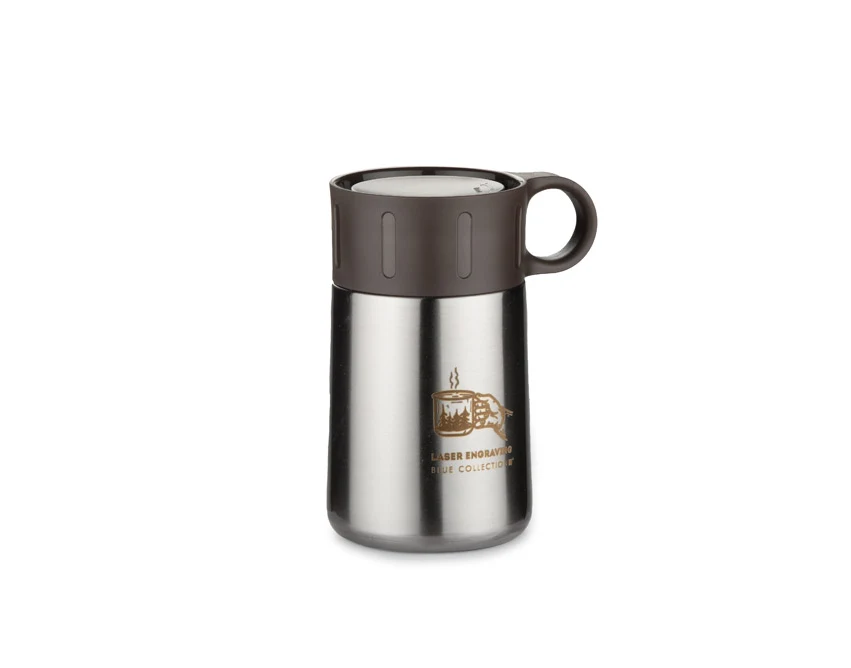 Kubek termiczny z ustnikiem MATIN 320ml stal nierdzewna