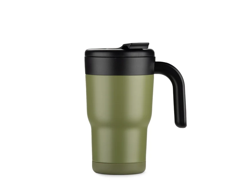 Kubek termiczny TUVO 530 ml, stal, z rączką