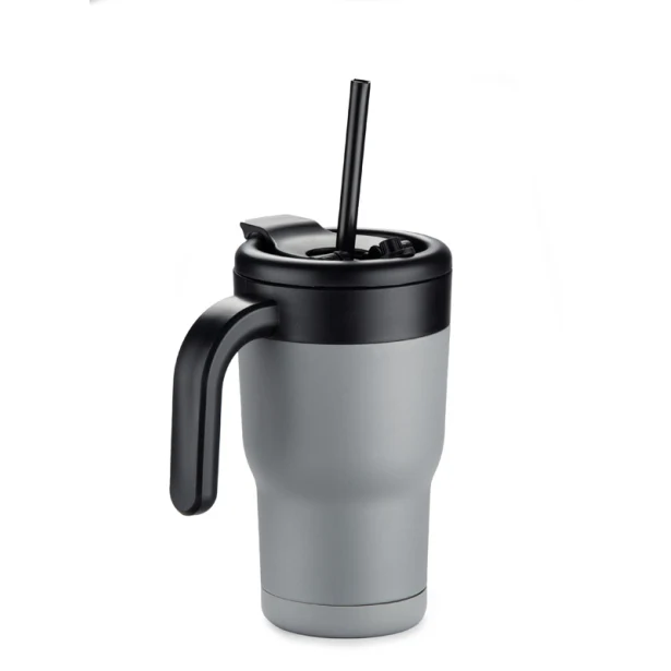 Kubek termiczny TUVO 530 ml z uchem stal nierdzewna
