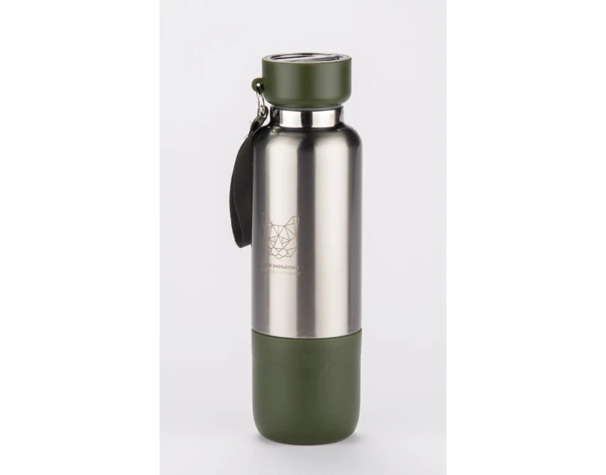 RON butelka termiczna na wodę 500 ml oliwkowa