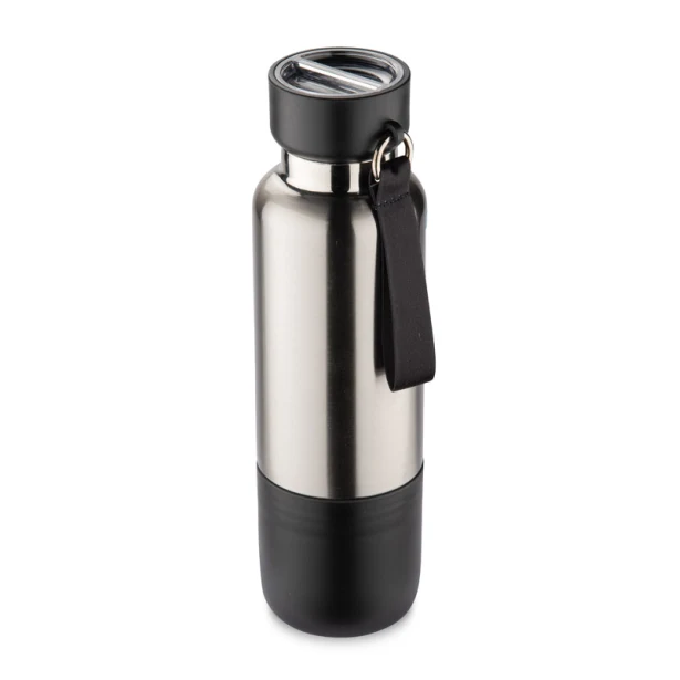 RON butelka termiczna metalowa 500 ml z karabińczykiem