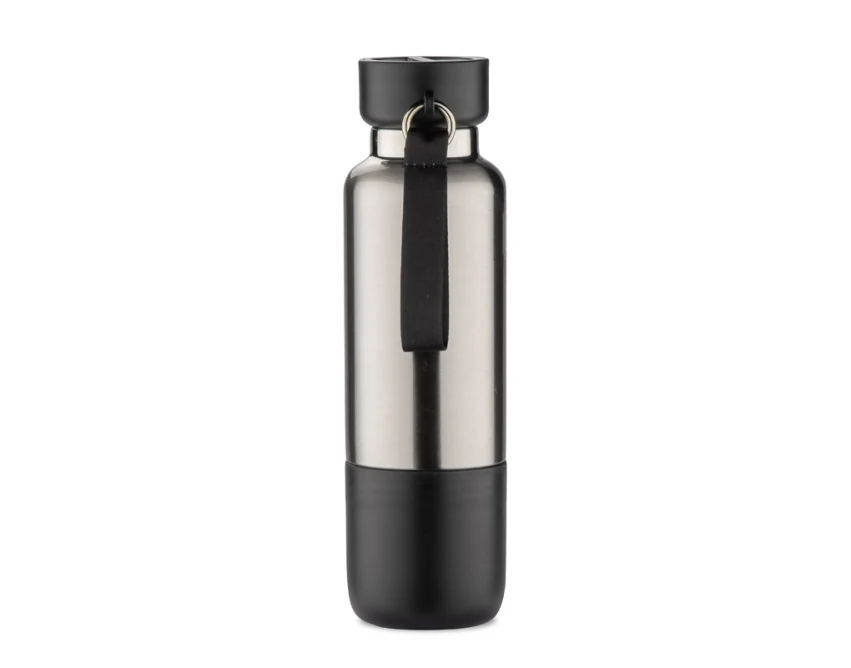 RON butelka termiczna metalowa 500 ml z karabińczykiem