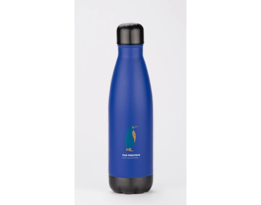 WATRO metalowa butelka termiczna 500 ml niebieska