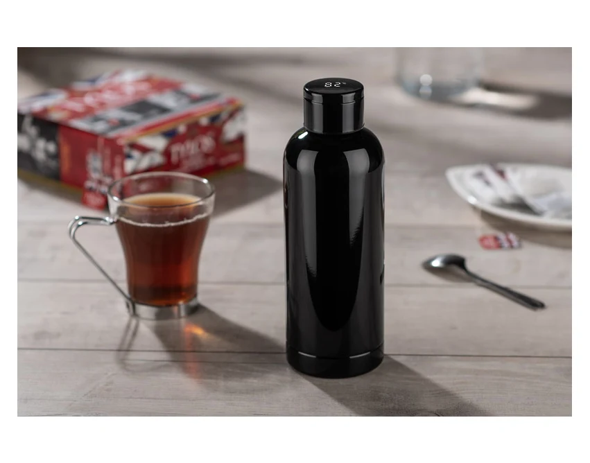 CELIKA inteligentna butelka termiczna 500 ml czarna