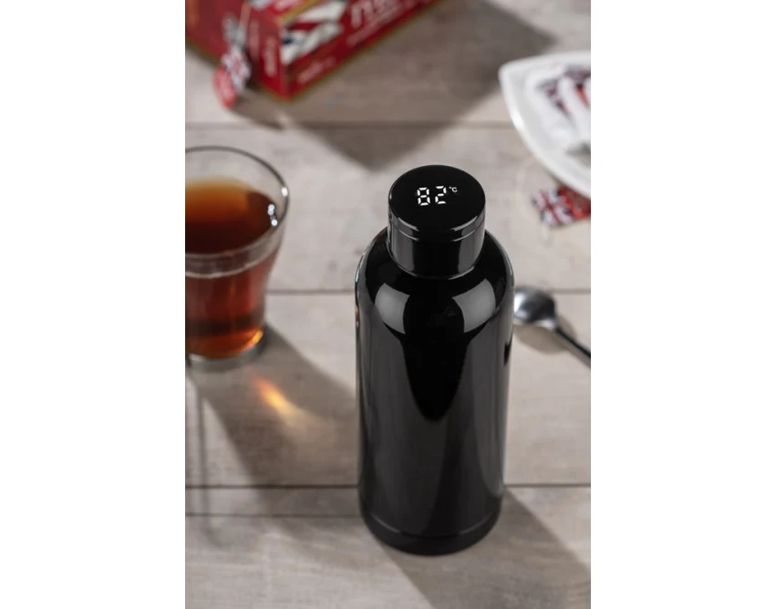 CELIKA inteligentna butelka termiczna 500 ml czarna