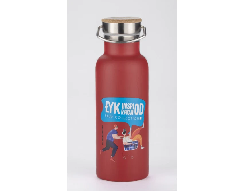 Butelka termiczna KAAN 500 ml z bambusem