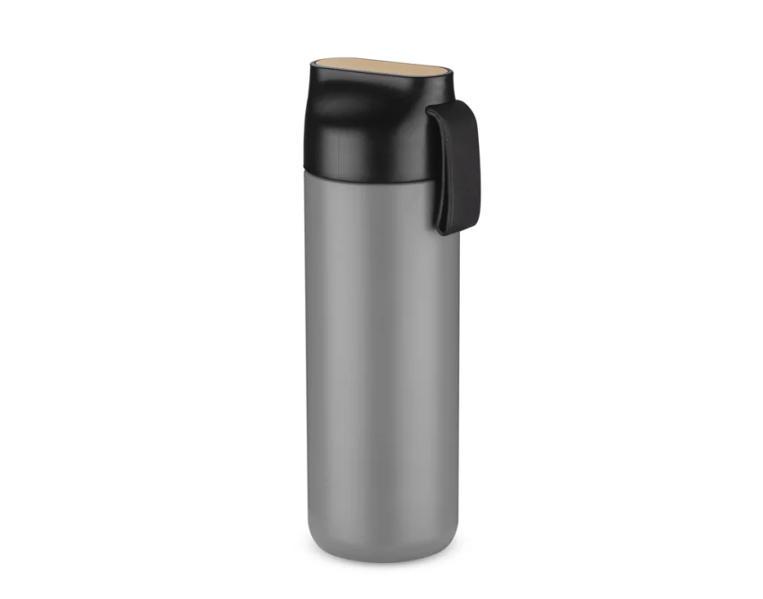 Butelka termiczna ELSA 600 ml z bambusowym akcentem