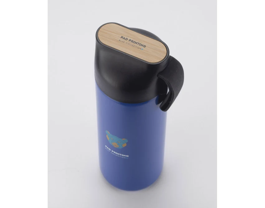 ELSA butelka termiczna 600 ml z bambusową zakrętką