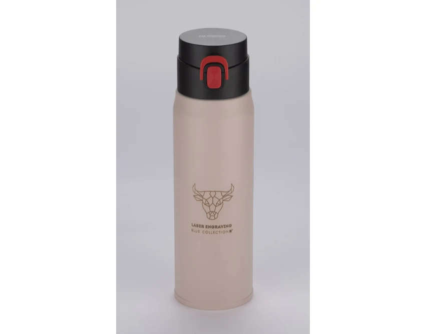 Kubek termiczny z własnym nadrukiem FADE 420 ml różowy