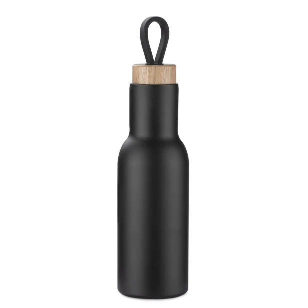VINA butelka próżniowa 400 ml czarna matowa