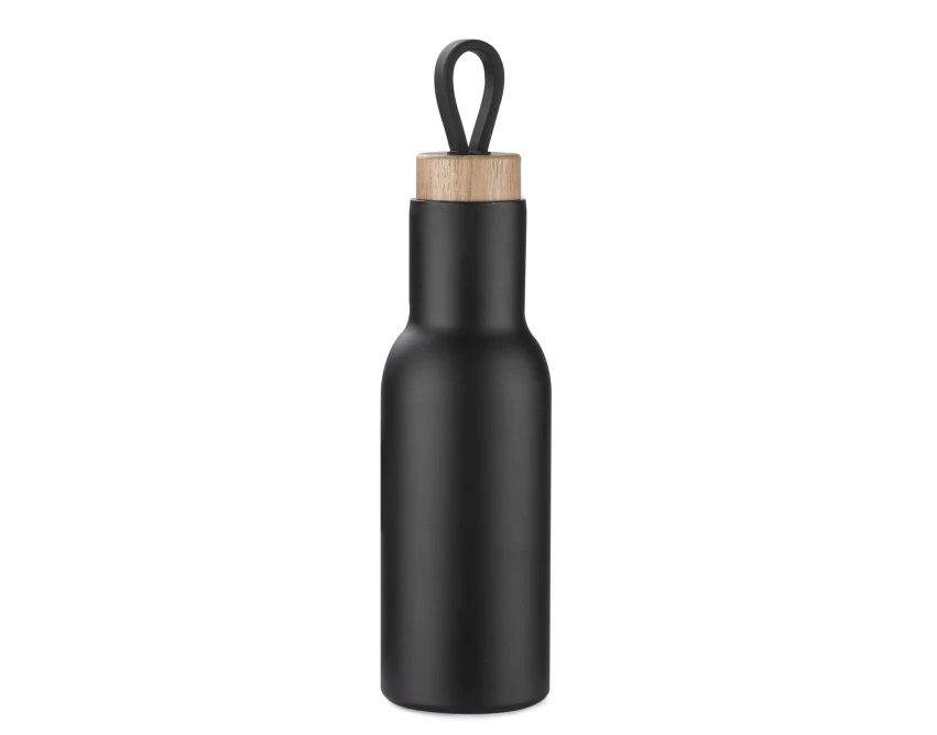 VINA butelka próżniowa 400 ml czarna matowa