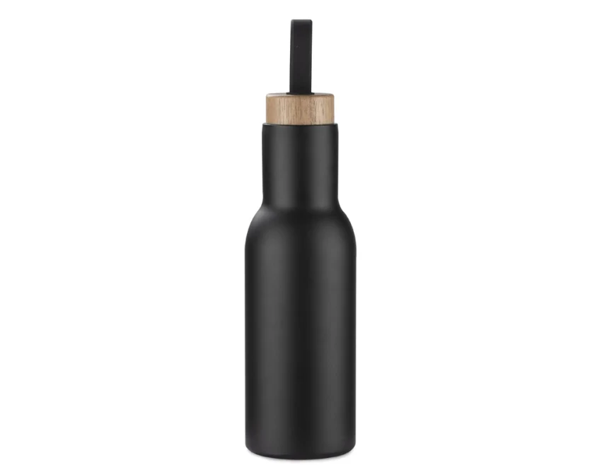 VINA butelka próżniowa 400 ml czarna matowa