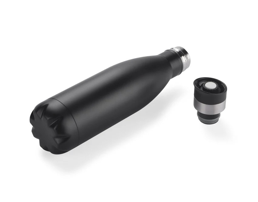 Butelka termiczna BURN 530 ml czarny mat