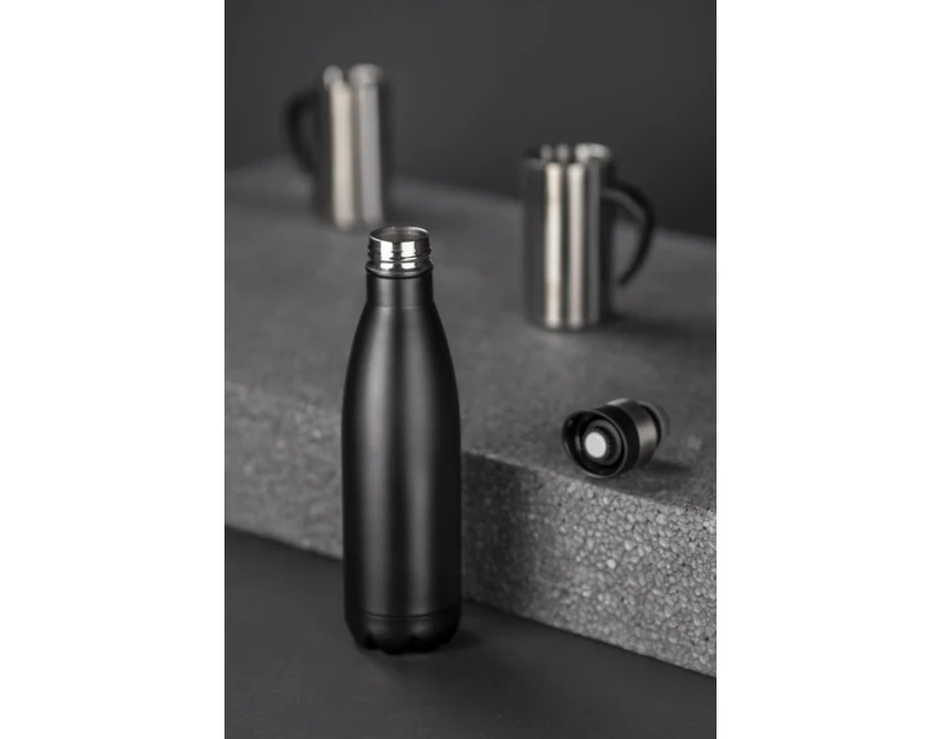 Butelka termiczna BURN 530 ml czarny mat
