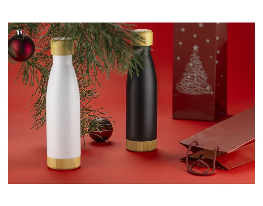 TILLI butelka termiczna 500 ml z bambusa