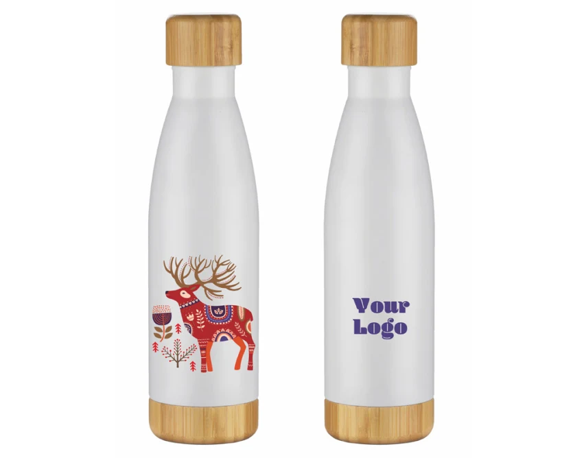 TILLI butelka termiczna 500 ml z bambusem