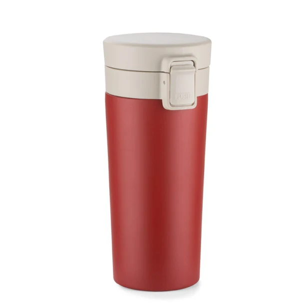 STAR kubek termiczny z sitkiem 350 ml czerwony