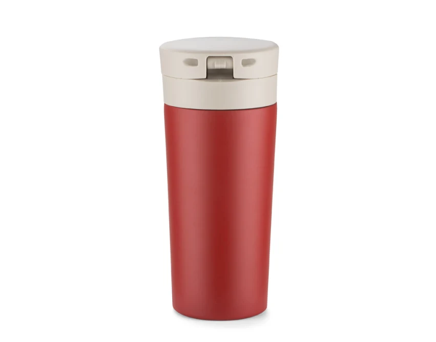 STAR kubek termiczny z sitkiem 350 ml czerwony