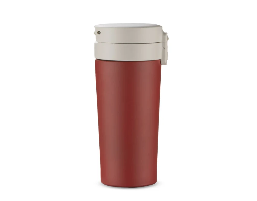STAR kubek termiczny z sitkiem 350 ml czerwony