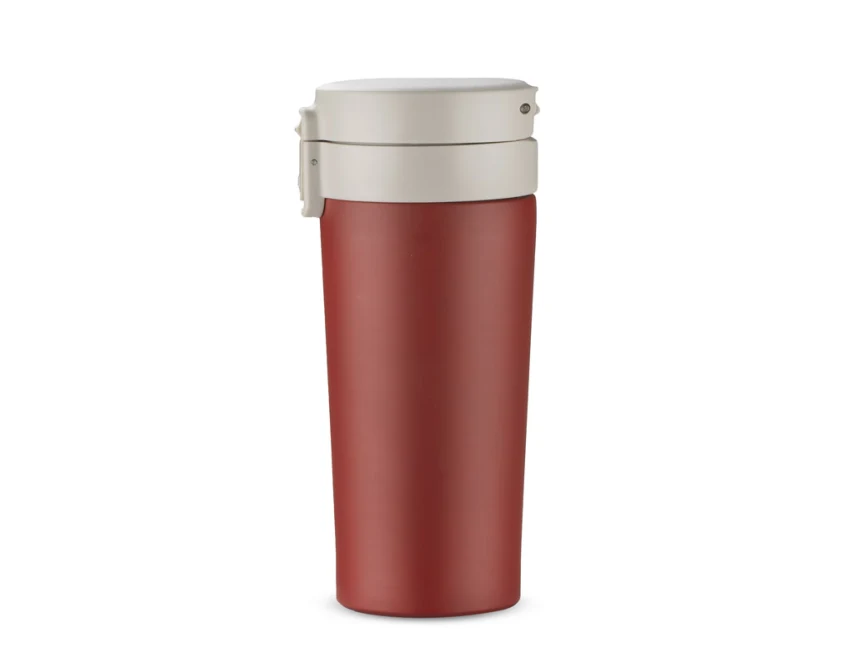 STAR kubek termiczny z sitkiem 350 ml czerwony