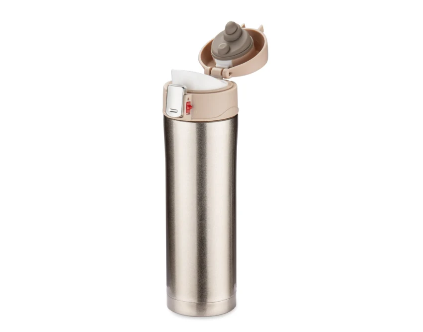 LOCK kubek termiczny z ustnikiem 440 ml szampański