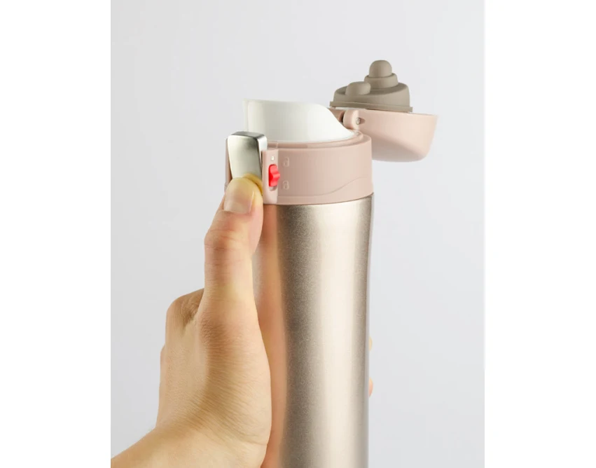 LOCK kubek termiczny z ustnikiem 440 ml szampański
