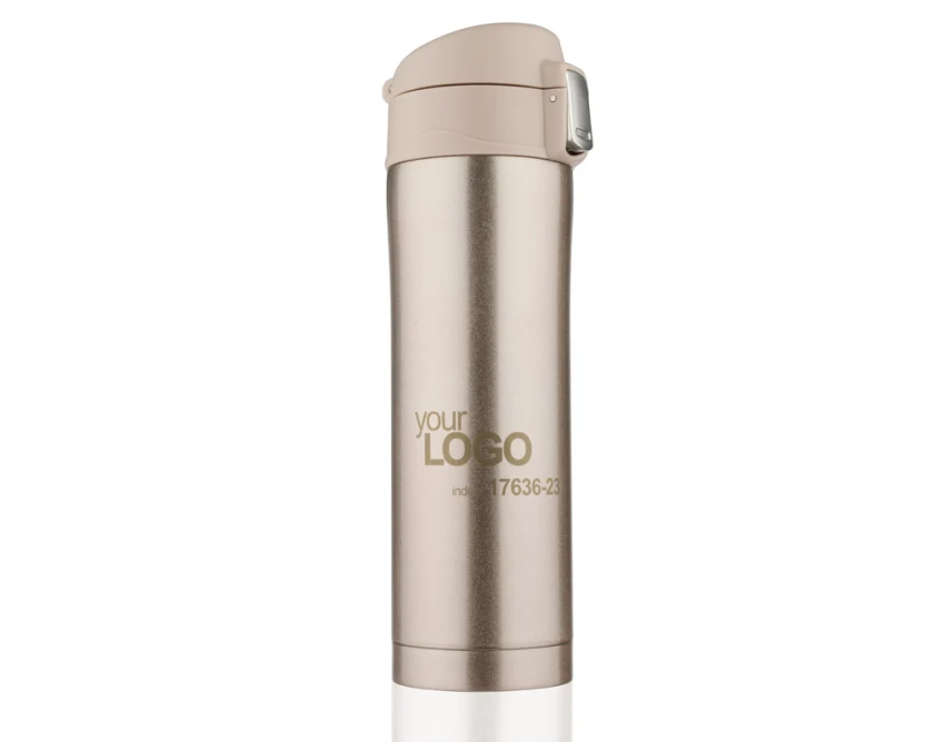 LOCK kubek termiczny z ustnikiem 440 ml szampański