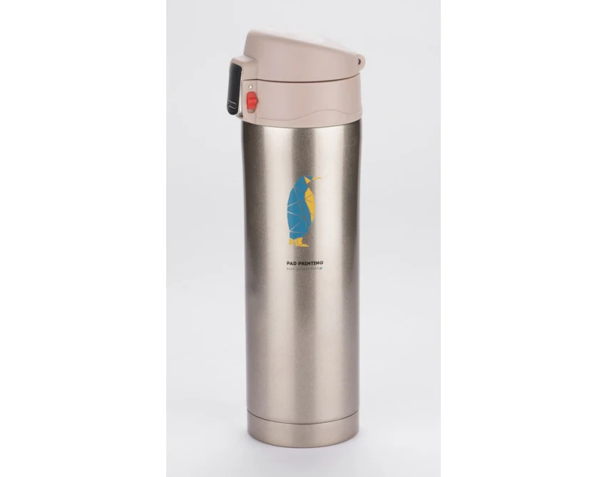 LOCK kubek termiczny z ustnikiem 440 ml szampański