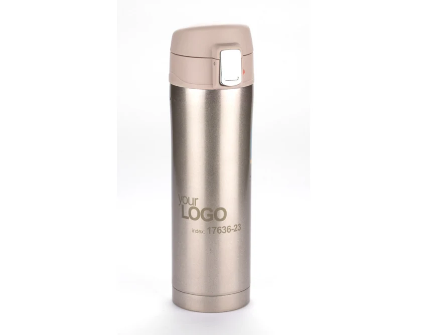 LOCK kubek termiczny z ustnikiem 440 ml szampański