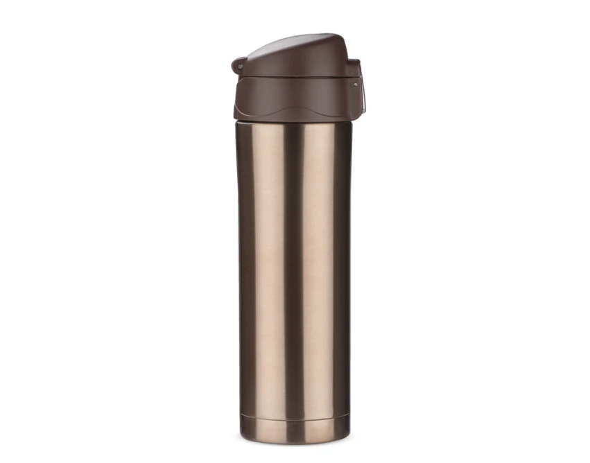LOCK kubek termiczny z ustnikiem 440 ml brązowy