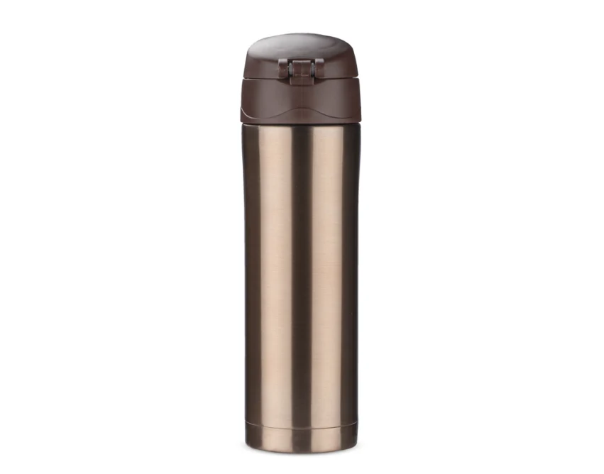 LOCK kubek termiczny z ustnikiem 440 ml brązowy