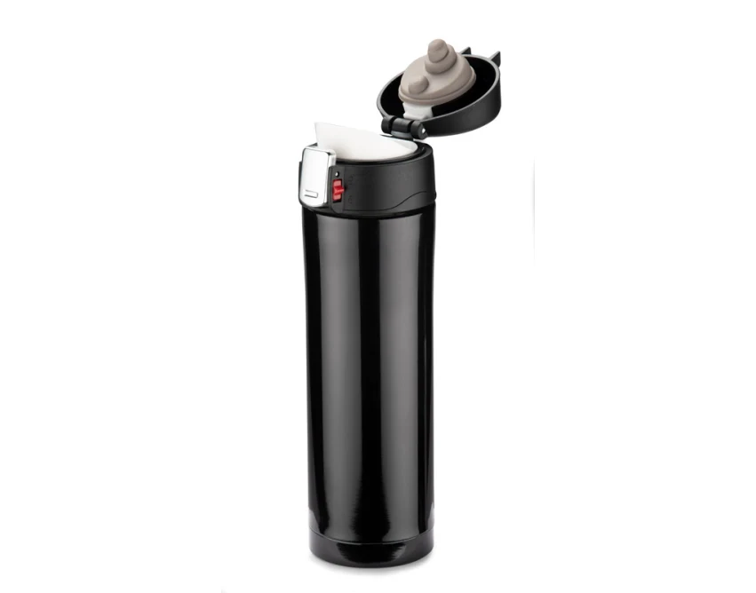 Lock kubek termiczny z logo firmy 440 ml czarny