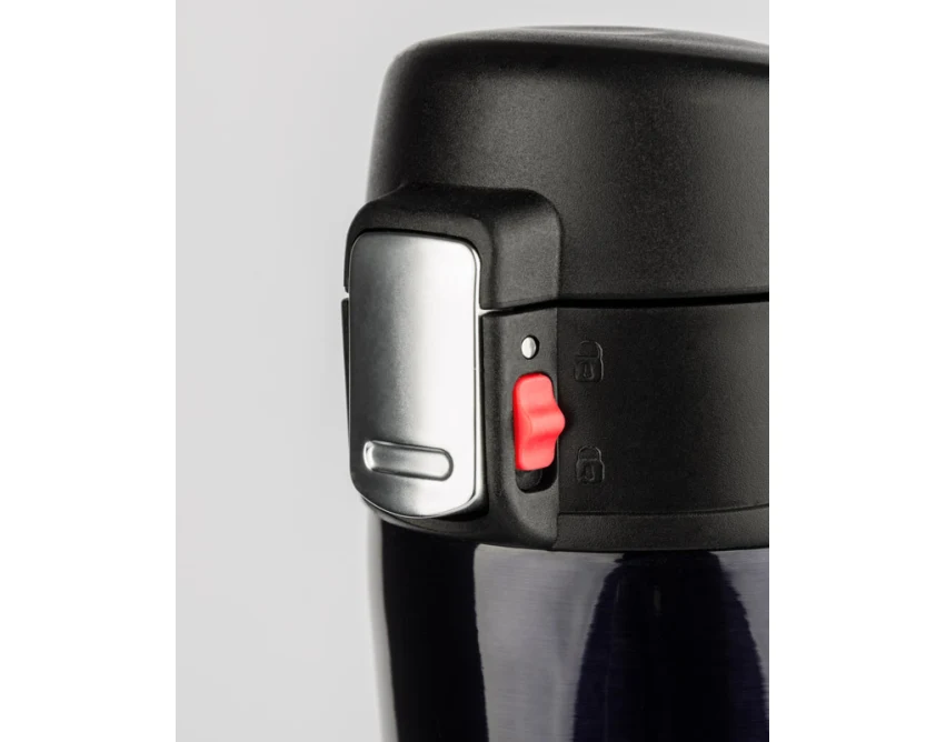 Lock kubek termiczny z logo firmy 440 ml czarny