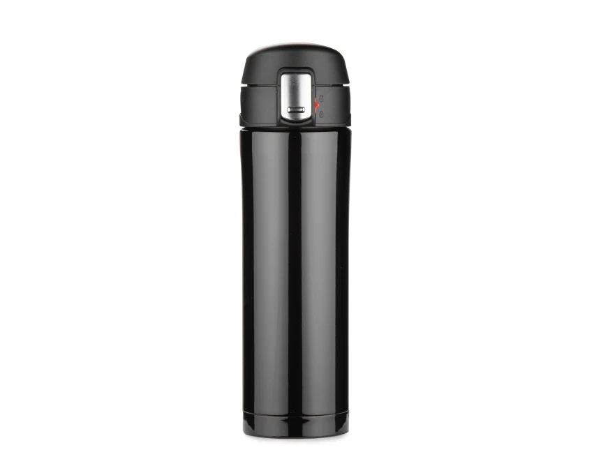 Lock kubek termiczny z logo firmy 440 ml czarny